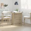 800246 vidaXL Dining Table Sonoma Oak 110x60x75 cm Chipboard