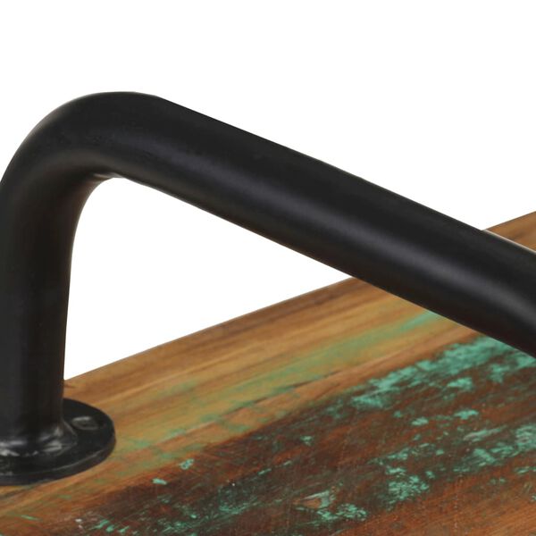 vidaXL Лавка 110 см Масив відновленої деревини