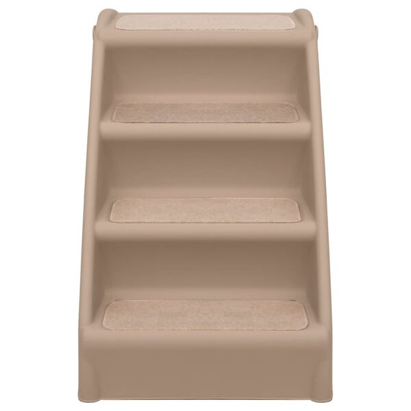 vidaXL Розкладні Сходинки для Собак Коричневий 62x40x49,5 см