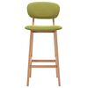 vidaXL Барні Стільці 2 шт Зелений Тканина