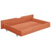 321987 vidaXL Bed Drawers 2 pcs Honey Brown Solid Pine Wood