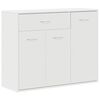 800675 vidaXL Sideboard White 88x30x70 cm Chipboard