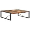 vidaXL Журнальний столик 120x120x40 см Масив відновленої деревини