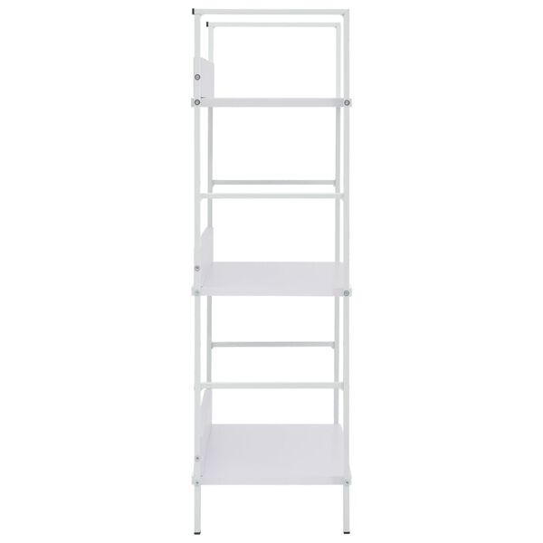 288220 vidaXL 3-Layer Book Shelf White 60x27,6x90,5 cm Chipboard