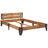 vidaXL Каркас Ліжка 160x200 см Масив Акації з Матовою Обробкою