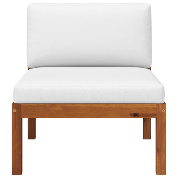 vidaXL Садовий середній диван з подушками Масив акації