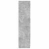 800634 vidaXL Wardrobe Concrete Grey 90x52x200 cm Chipboard