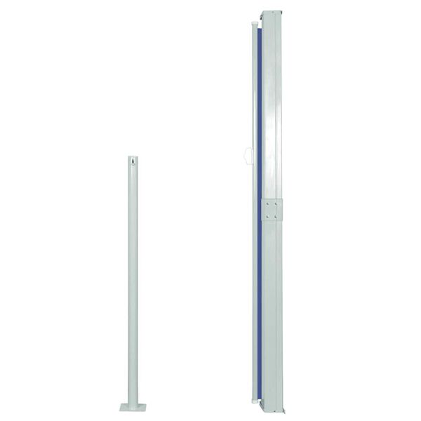 vidaXL Бічний Висувний Тент для Дворика Синій 170х300 см