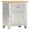 286600 vidaXL Aviator Bedside Cabinet 40x30x50 cm Solid Mango Wood