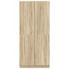 800633 vidaXL Wardrobe Sonoma Oak 90x52x200 cm Chipboard