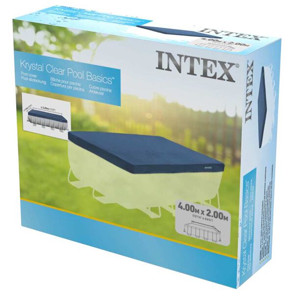 Intex Прямокутне накриття для басейну 390х180 см 28037