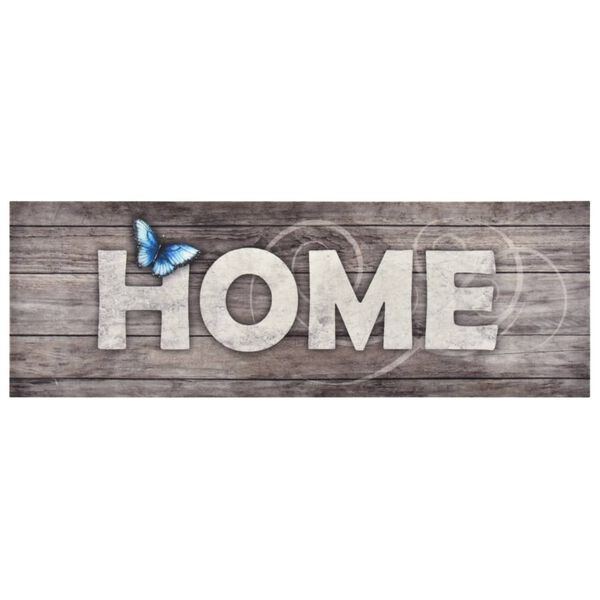 vidaXL Кухонний Килимок "Home" 60x300 см Переться