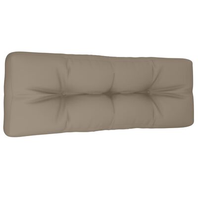 vidaXL Подушка для дивана з піддонів Сіро-коричневий 120x40x10 см