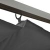 vidaXL Пергола з Висувним Дахом Антрацит 3x3 м 180 г/м² Сталь
