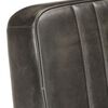 321858 vidaXL Cantilever Sofa Chair Distressed Grey Real Leather