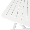 vidaXL Комплект розкладних меблів для бістро 3 од. Білий Пластик