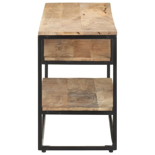 vidaXL Тумба під телевізор 130x30x45 см Необроблене дерево манго