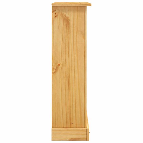 vidaXL 3-Рівнева книжкова шафа "Корона" 81х29х100см Мексиканська сосна