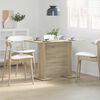 800246 vidaXL Dining Table Sonoma Oak 110x60x75 cm Chipboard
