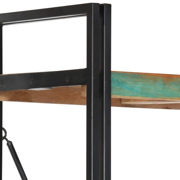 vidaXL 5-Рівнева Книжкова Шафа 140x30x180см Масив Відновленої Деревини