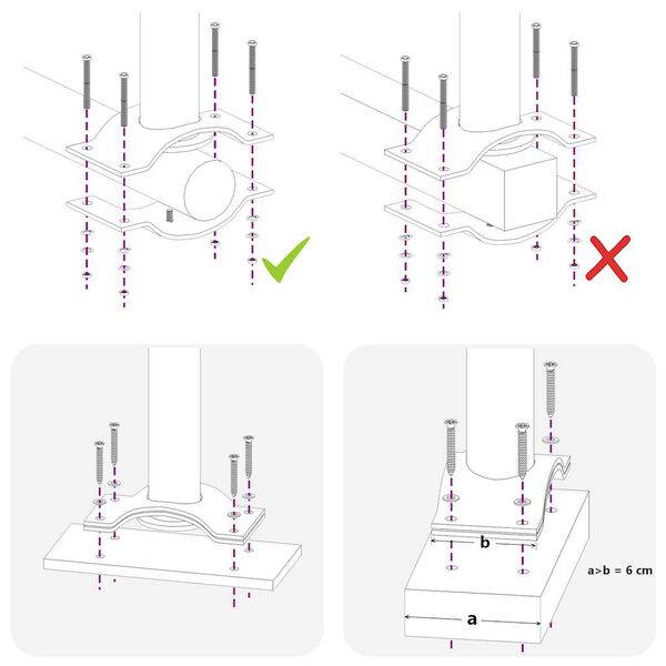vidaXL Бічний висувний тент для дворика Коричневий 100х300 см