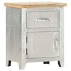 286600 vidaXL Aviator Bedside Cabinet 40x30x50 cm Solid Mango Wood