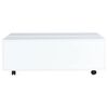 283724 vidaXL Coffee Table High Gloss White 100x100x35 cm
