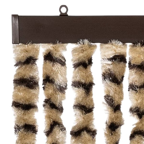 vidaXL Завіса від Комах Бежевий і Коричневий 100x220 см Синель