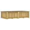 vidaXL Піднесена Клумба 196x100x50 см Просочена Соснова Деревина