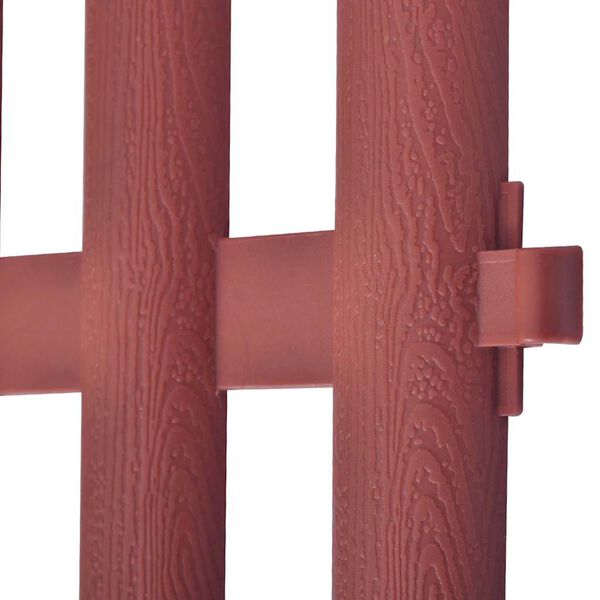 vidaXL Розмежовувач для Газону 17 шт Коричневий 10 м