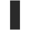 vidaXL Книжкова шафа/Сервант Чорний 66x30x97,8 см ДСП