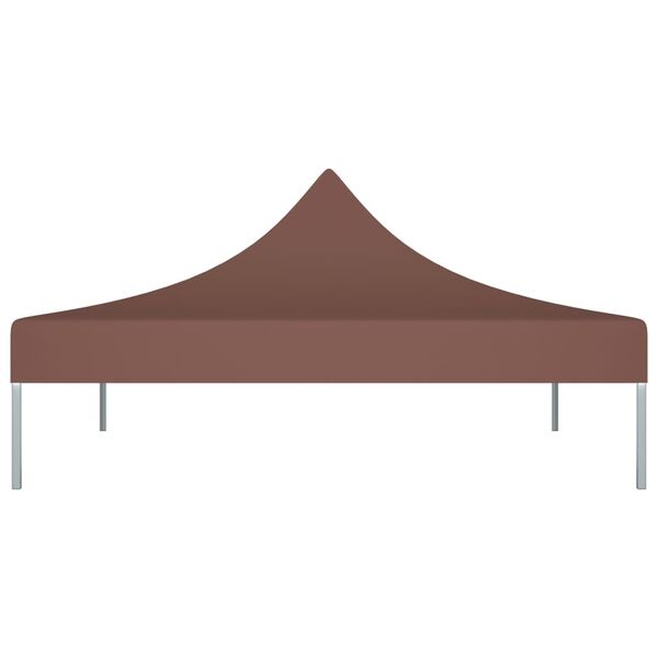vidaXL Дах Святкового Шатра Коричневий 3х3 м 270 г/м²