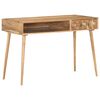 287438 vidaXL Writing Desk 115x50x76 cm Solid Acacia Wood
