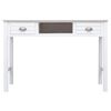 vidaXL Письмовий cтіл Білий 110x45x76 см Дерево