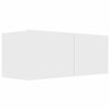 801472 vidaXL TV Cabinet White 80x30x30 cm Chipboard