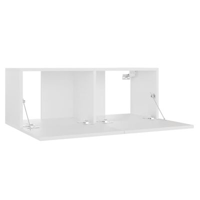 801472 vidaXL TV Cabinet White 80x30x30 cm Chipboard