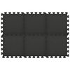 vidaXL Килимки для Підлоги 54 шт Чорний 4,86 м² Спінений ЕВА