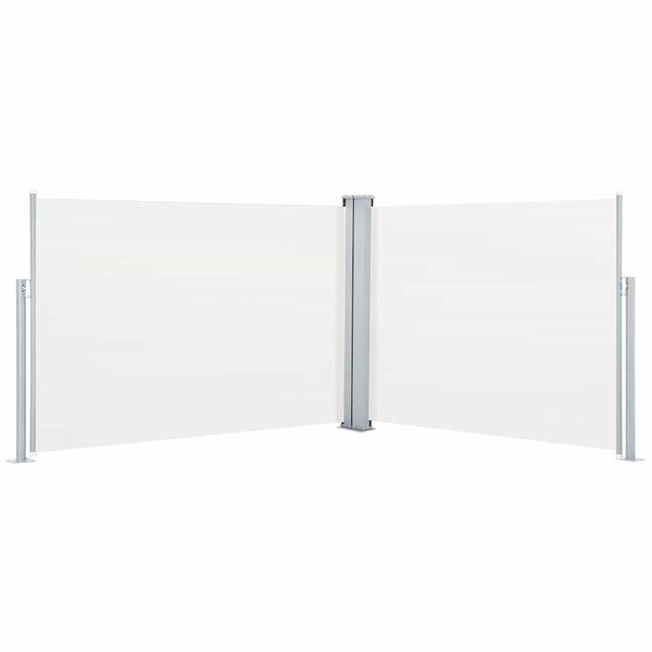 vidaXL Бічний Тент Висувний Кремовий 120x1000 см