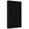 vidaXL Шафа для CD-дисків Чорний 102x23x177,5 см ДСП
