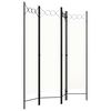 vidaXL 4-Панельна Кімнатна Перегородка Білий 160x180 см