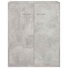 800733 vidaXL Sideboard Concrete Grey 60x30x75 cm Chipboard