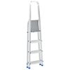 vidaXL Драбина-Стрем'янка 4 Сходинки 150 кг Алюміній