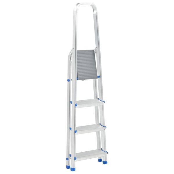 vidaXL Драбина-Стрем'янка 4 Сходинки 150 кг Алюміній