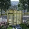 45140 vidaXL Picket Garden Gate Impregnated Pinewood 100x100 cm