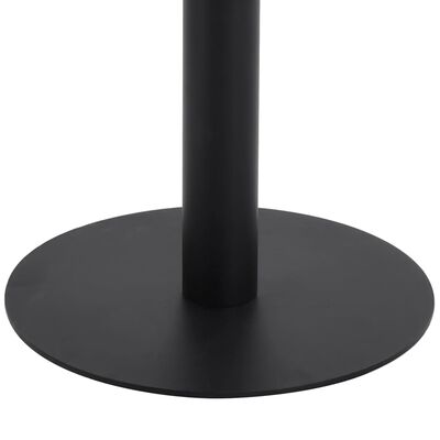 vidaXL Столик для бістро Темно-коричневий 60x60 см МДФ