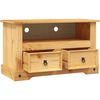 243738 vidaXL TV Cabinet Mexican Pine Corona Range 91x43x56 cm