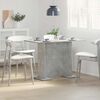 800247 vidaXL Dining Table Concrete Grey 110x60x75 cm Chipboard