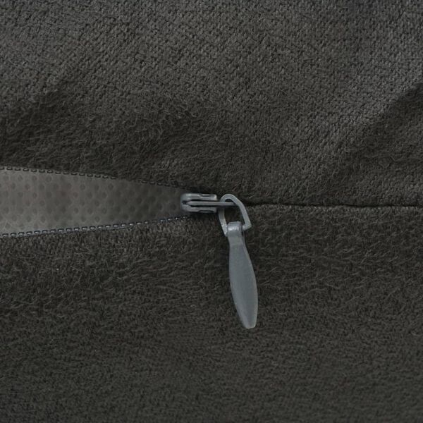 vidaXL Наволочки 4 шт Антрацит 40x40 см Поліестерова Штучна Замша