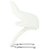 vidaXL Обідні стільці 2 шт Білий Штучна шкіра
