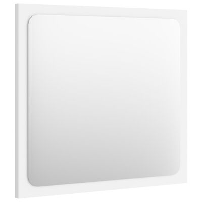 vidaXL Дзеркало для ванної кімнати Білий 40x1,5x37 см ДСП